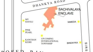 SACHIVALYA Enclave JDA plots colony location map